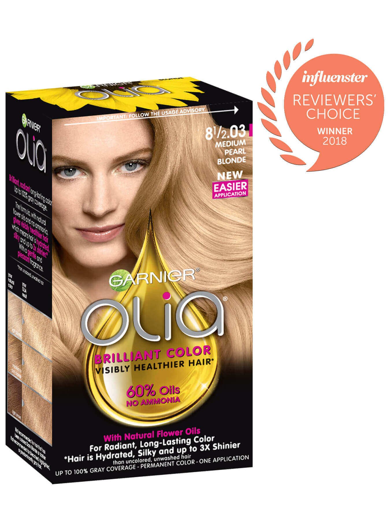Garnier Olia Packshot Award 8 1/2.03 Medium Pearl Blonde